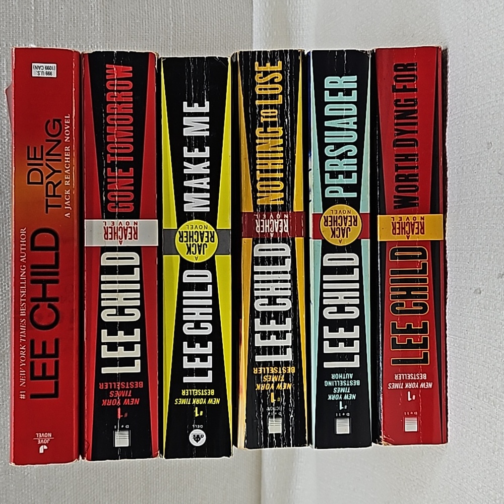 Lee Child A Jack Reacher Novel Paperback Books Bundle of 6